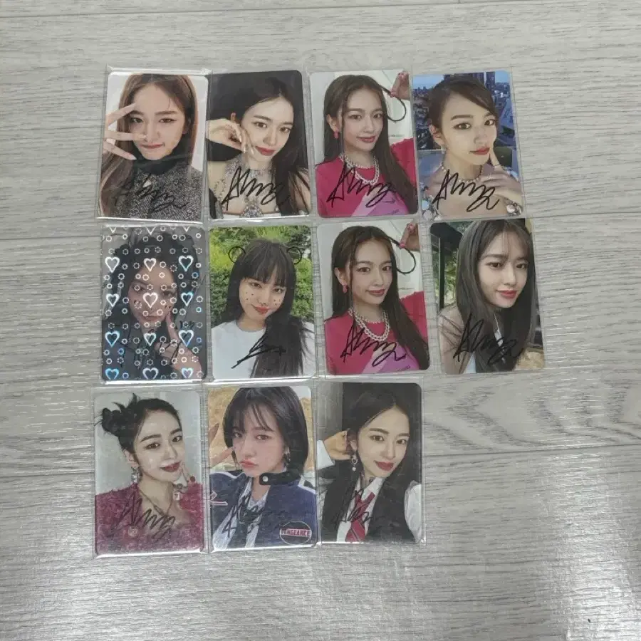 아이브 포카 싸인포카 유진 이서 리즈