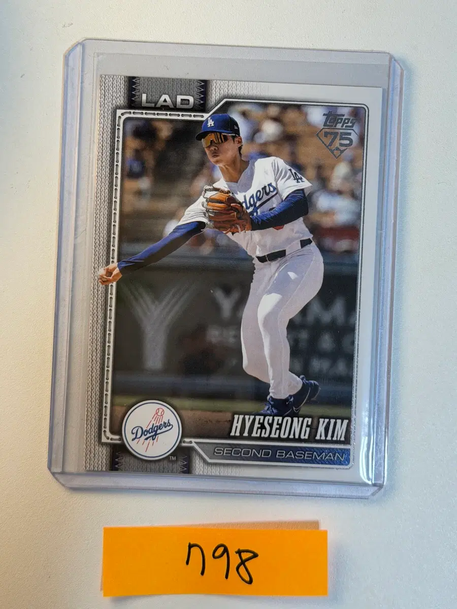 김혜성 Topps MLB 야구카드 다저스