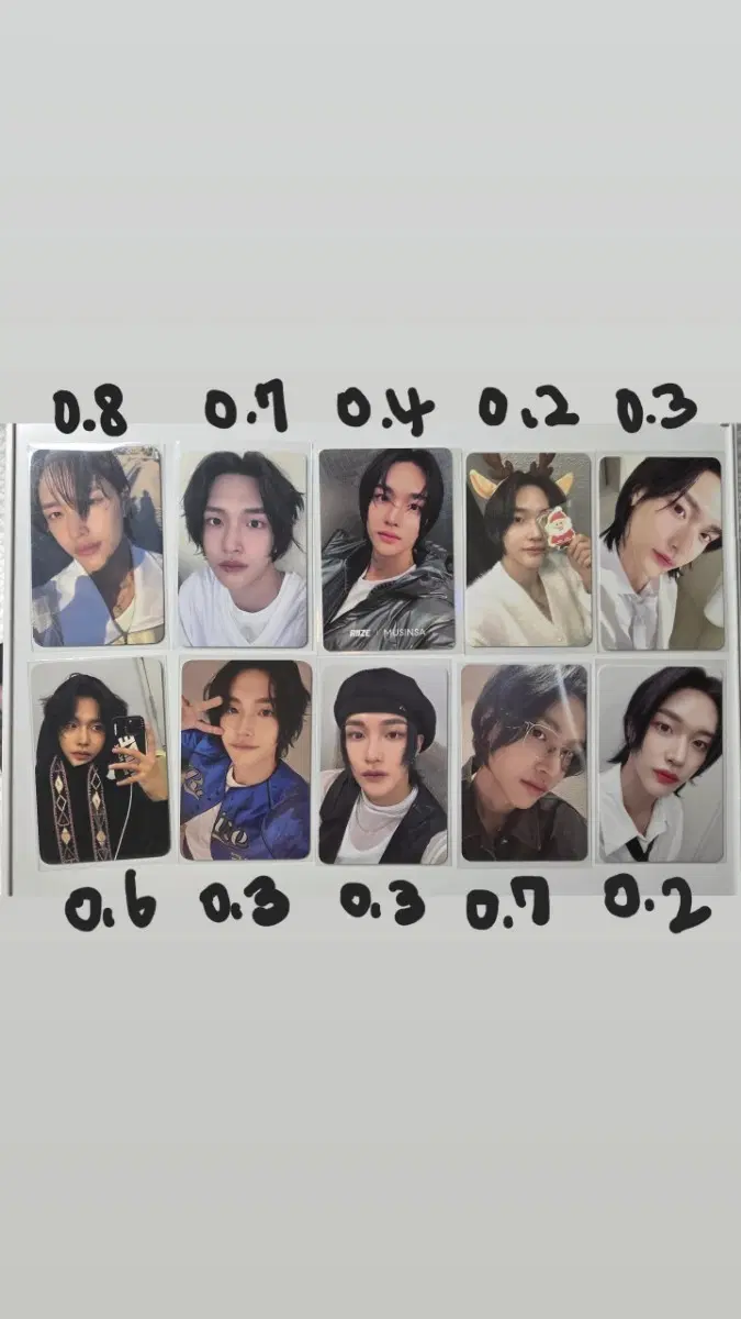 라이즈 원빈 포토카드 포카