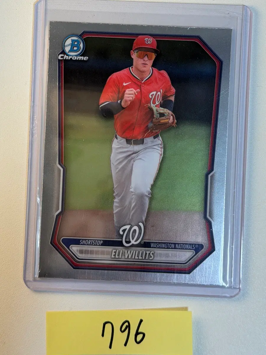 엘리 윌리츠 Topps MLB 야구카드 워싱턴