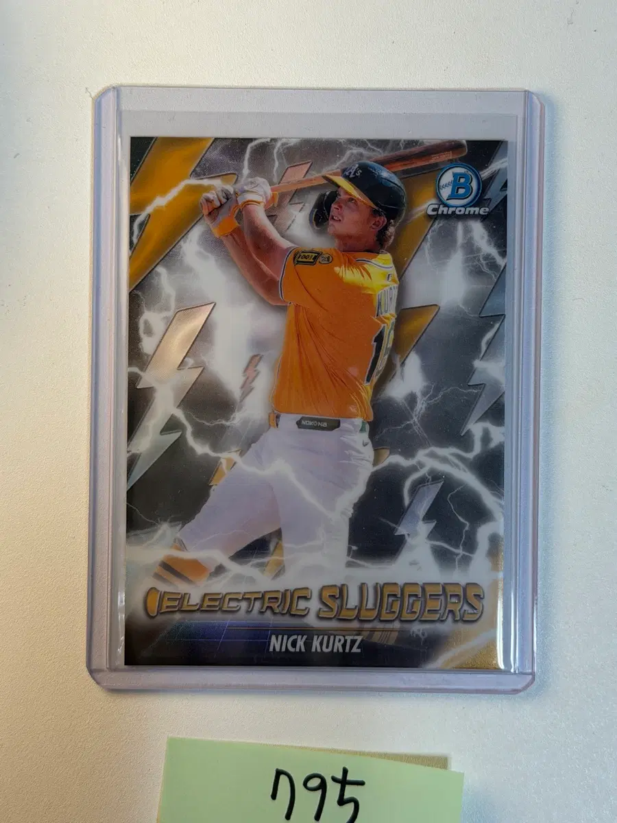 닉 커츠 Topps MLB 야구카드 애슬레틱스