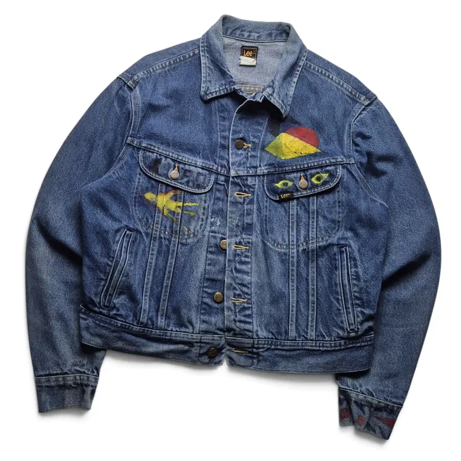 [M] 리 라이더스 80s 데님 트러커 자켓 usa