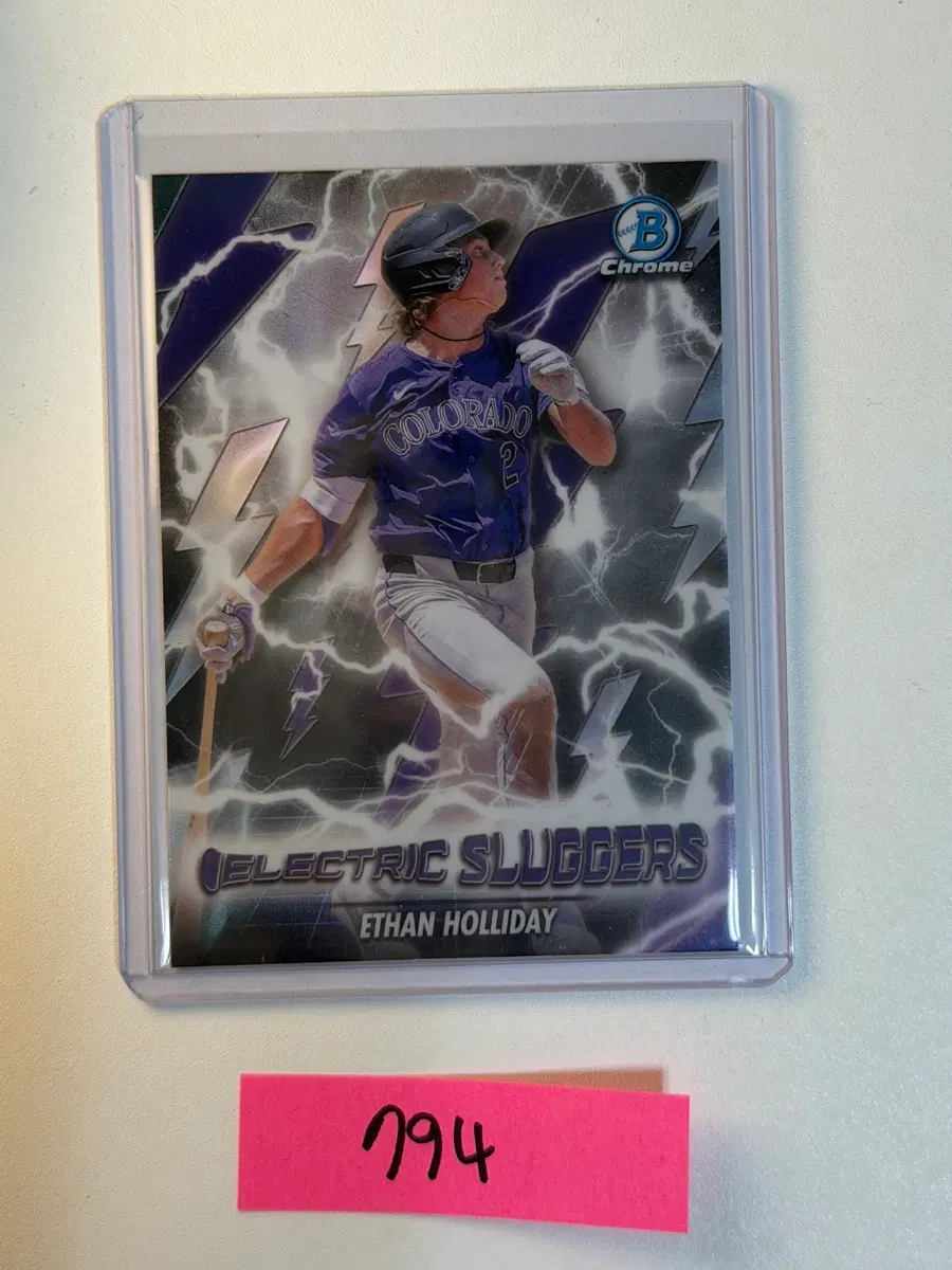 에단 홀리데이 Topps MLB 야구카드 콜로라도
