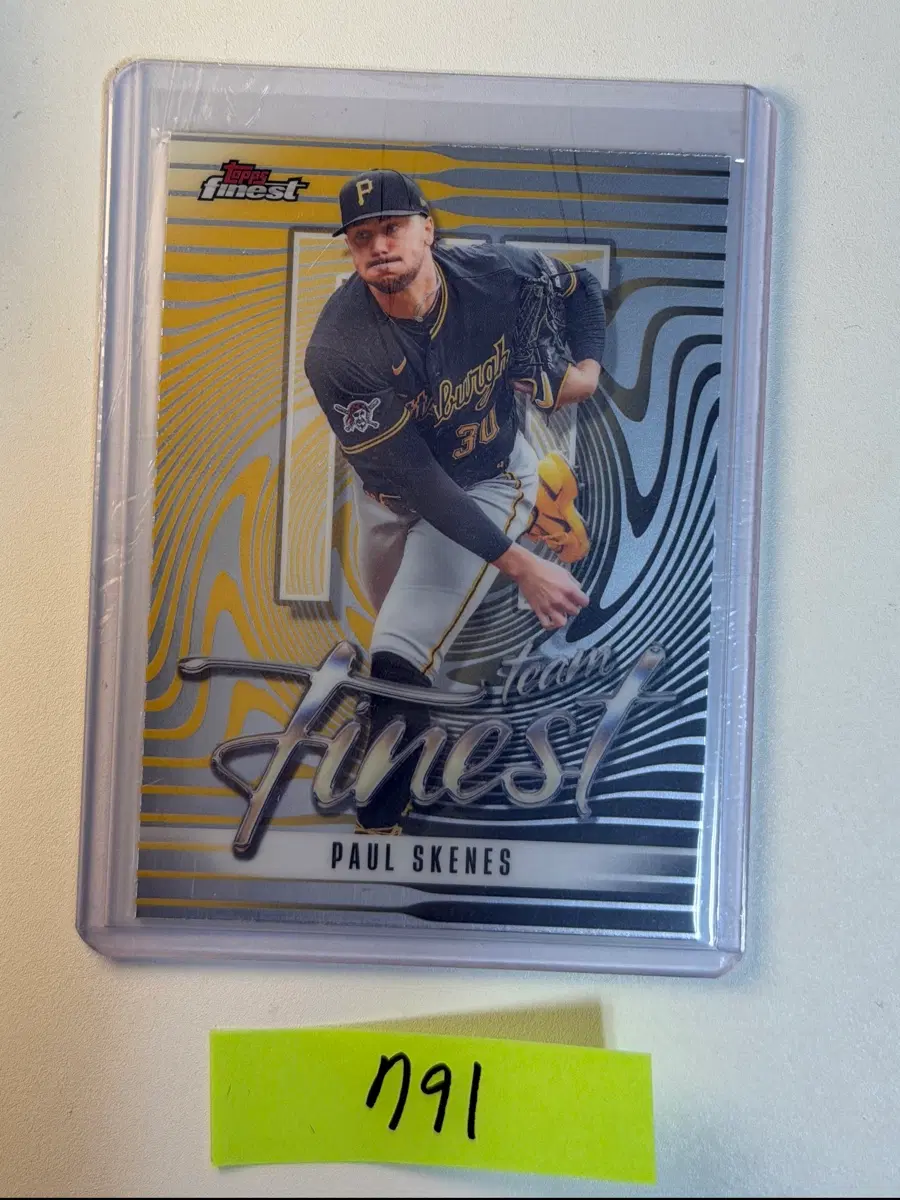 폴 스킨스 Topps MLB 야구카드 피츠버스