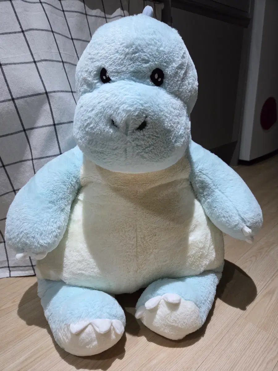 공룡 인형 파스텔 블루
