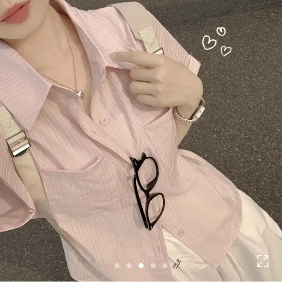 딸기우유빛 연핑크 분홍 반팔