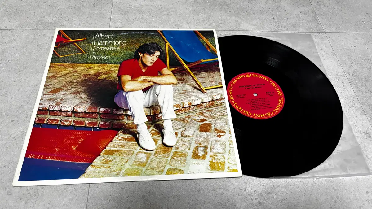 [중고LP] Albert Hammond - Somewhere In America