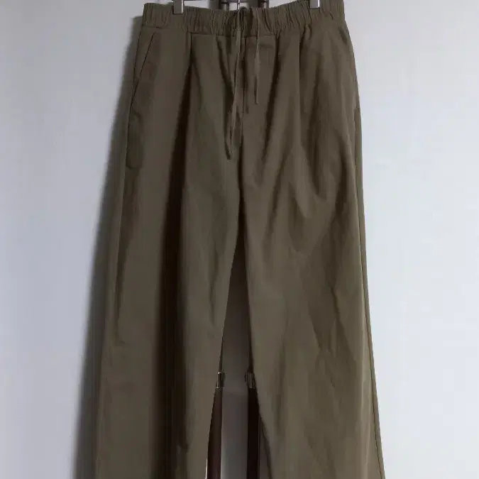 카멜 와이드 밴딩팬츠 88~99