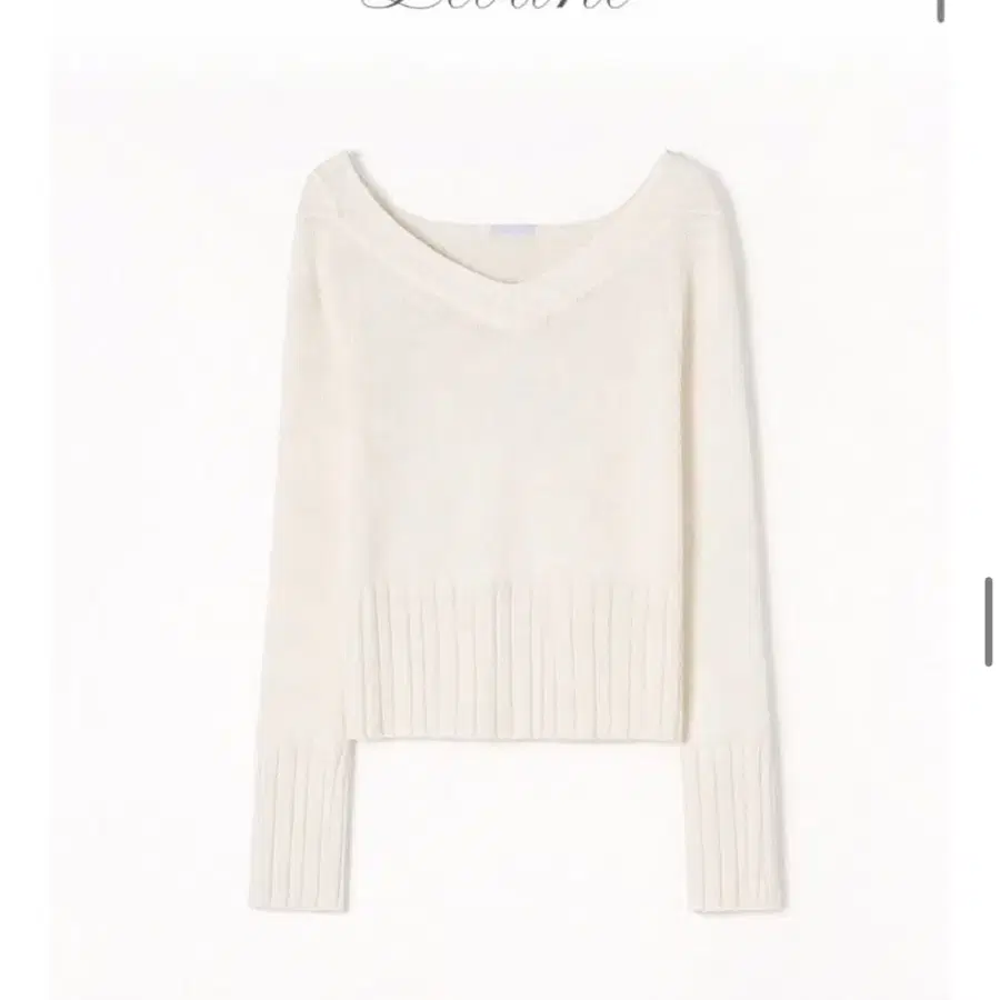 르베인 airy hood knit(ivory)