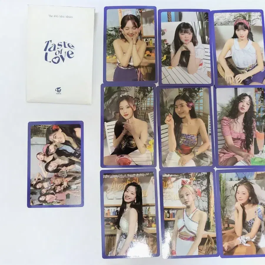 트와이스 예약판매 특전 포토카드