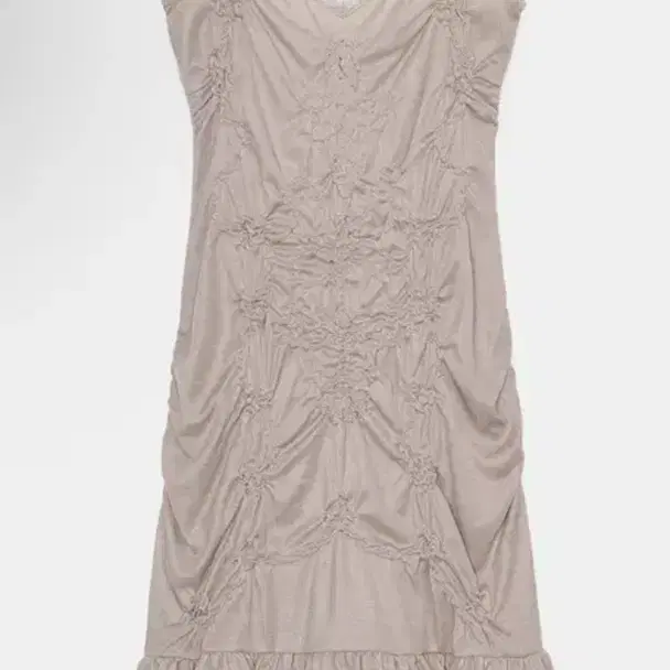 택새상품 자라 레이스 셔링 원피스