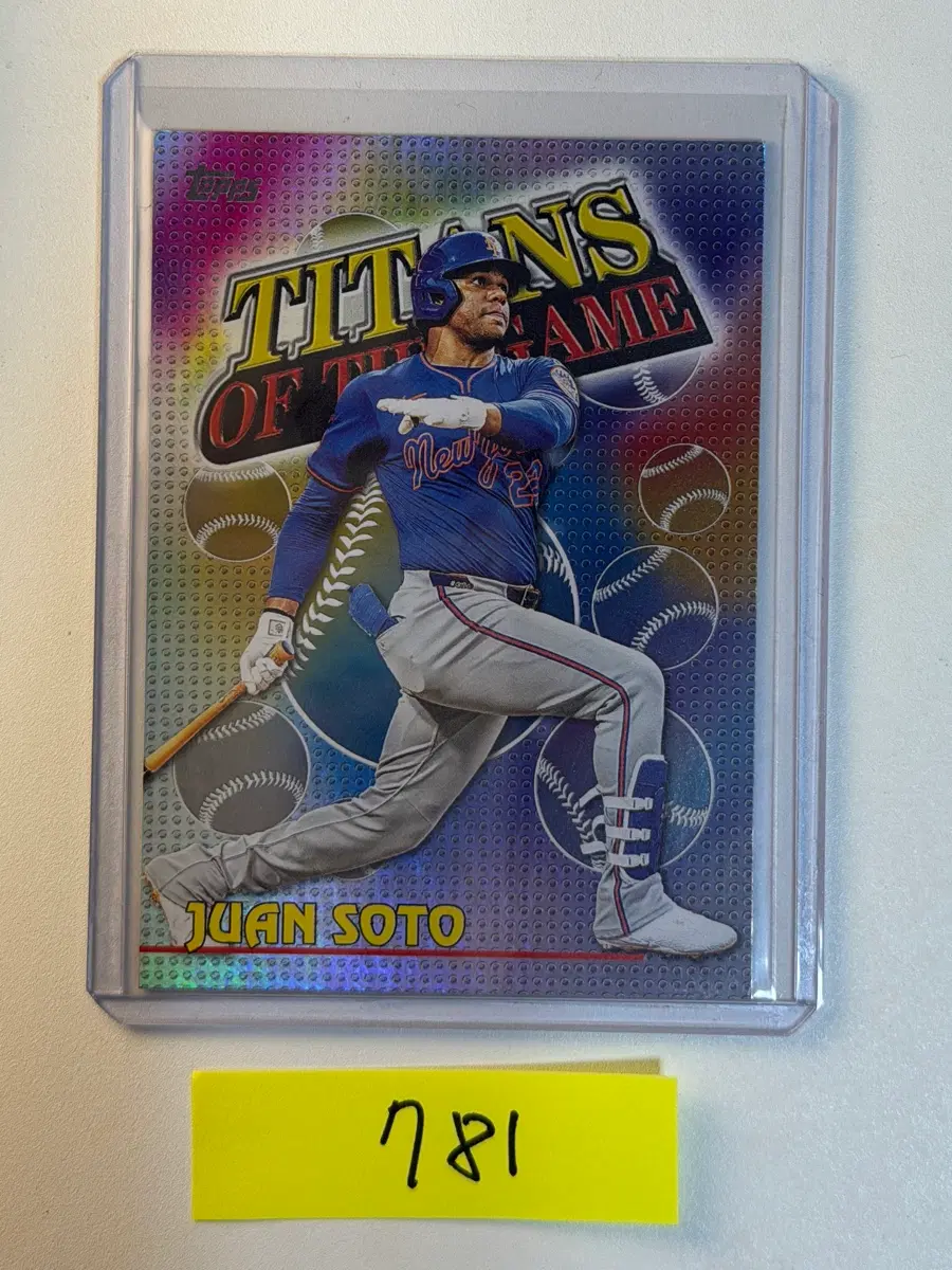 소토 Topps MLB 야구카드 메츠