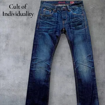 Cult of Individuality 데님 히게 셀비지 가공 빨간 귀