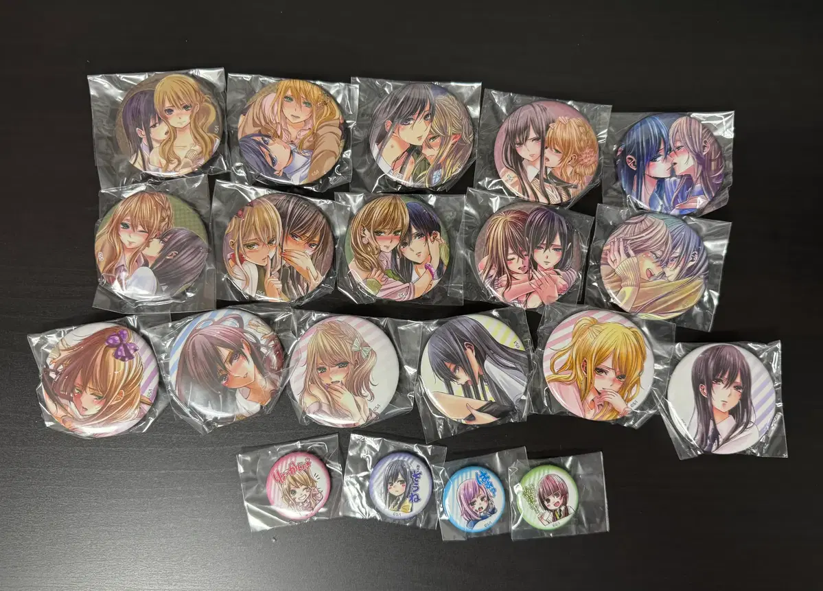 시트러스(citrus & citrus+) 오시챠레 온라인 쿠지 캔뱃지 & 미니 캔뱃지