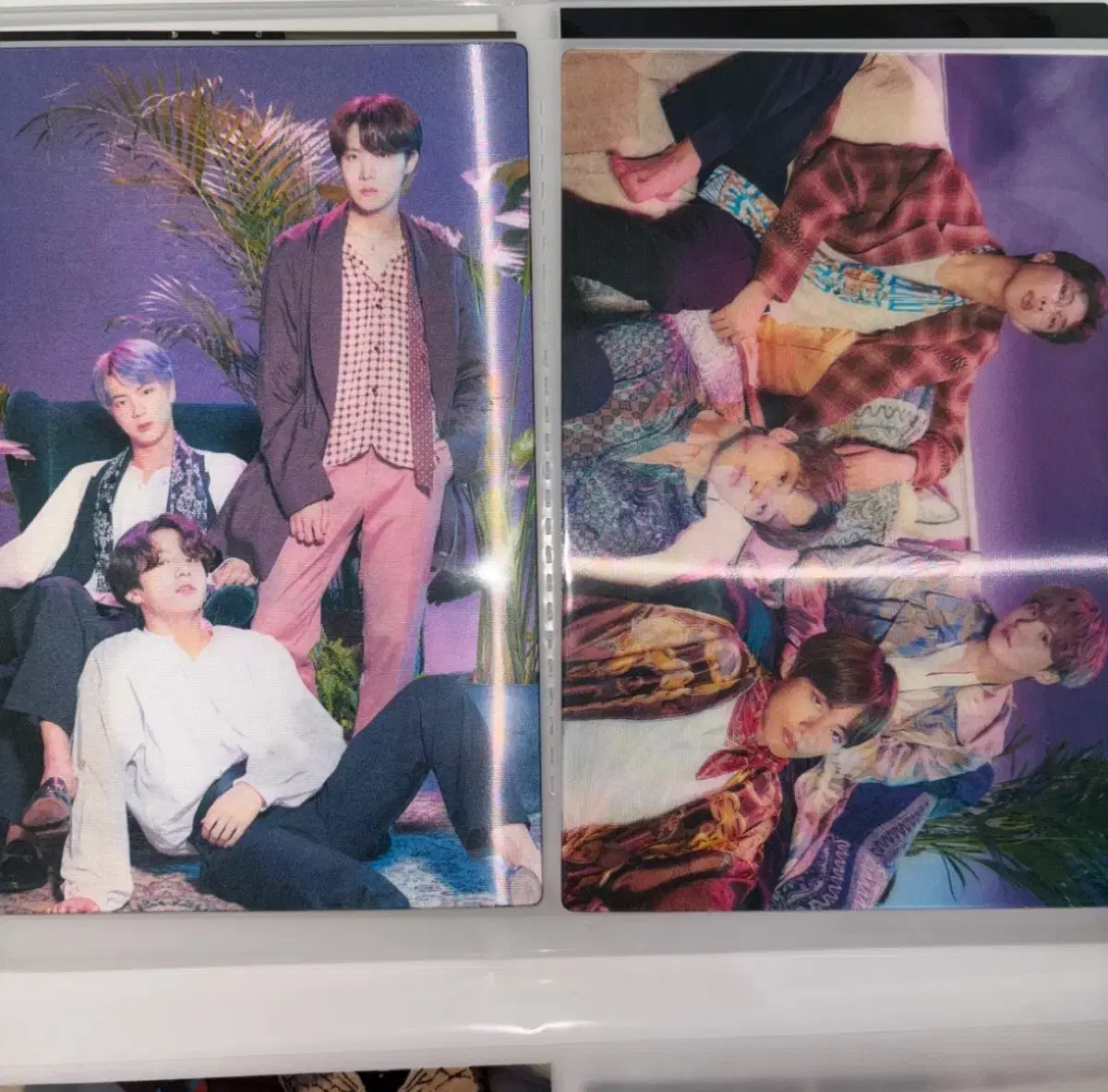 방탄 일본 팬미팅 매직샵 렌티큘러 엽서 머스터 알엠진슈가제이홉뷔지민정국