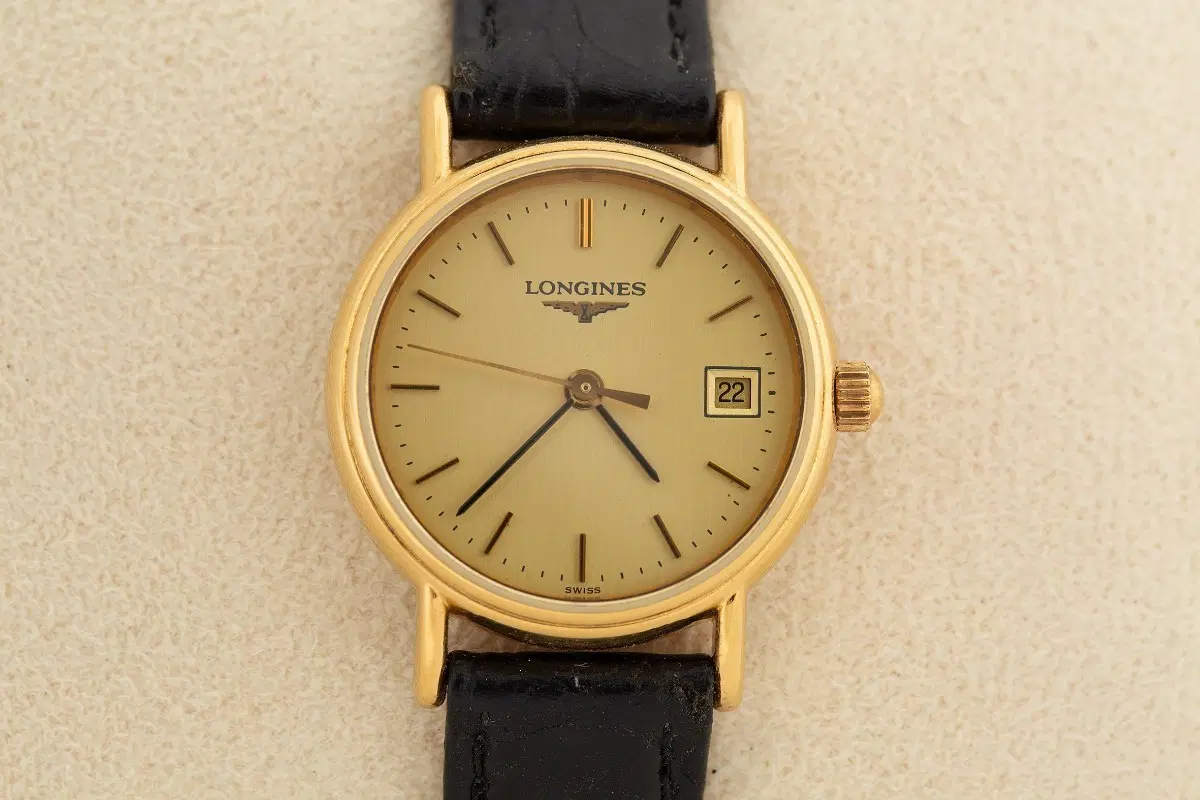 론진 Longines 프레장스 골드 다이얼 여성용 쿼츠