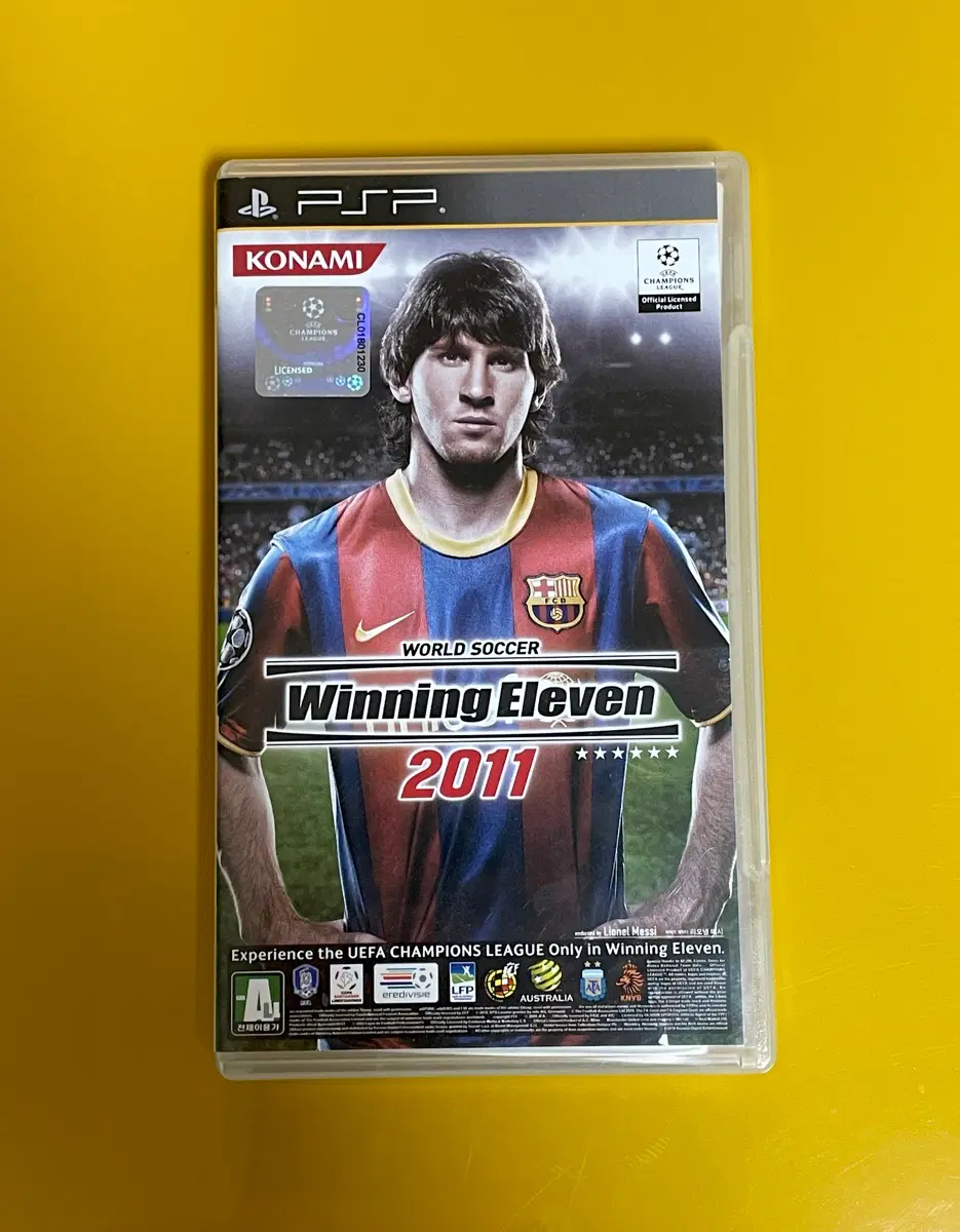[PSP/한글판] 월드 사커 위닝일레븐 2011 정품 곽팩