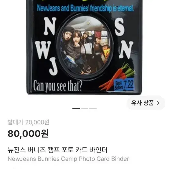 뉴진스 버니즈 캠프 포토 카드 바인더