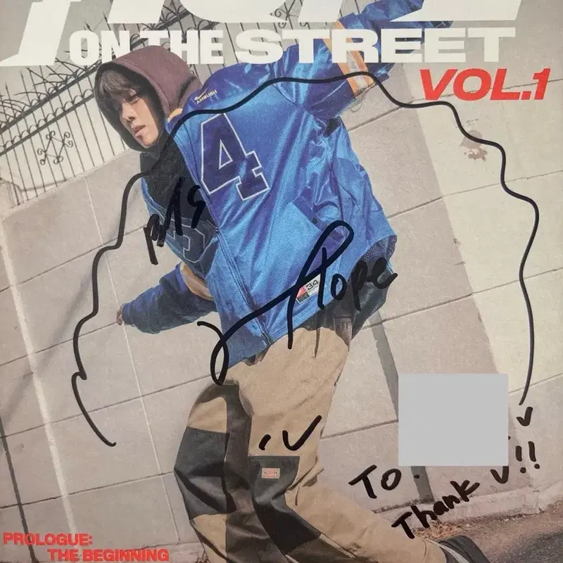 제이홉 Jhope HOPE ON THE STREET VOL.1 친필 싸인 앨범