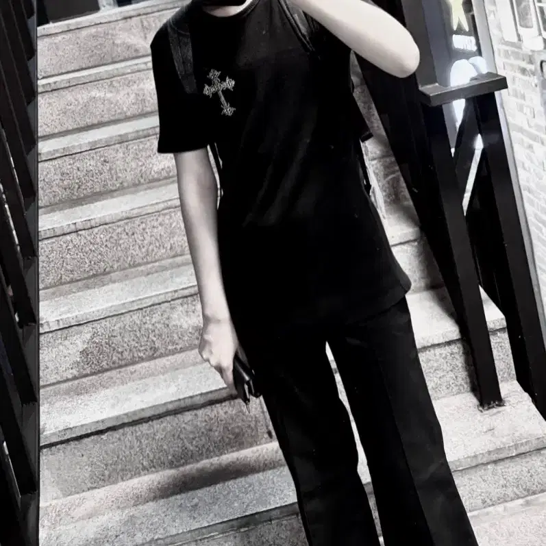히무로 쿄스케X크롬하츠 반팔 티셔츠