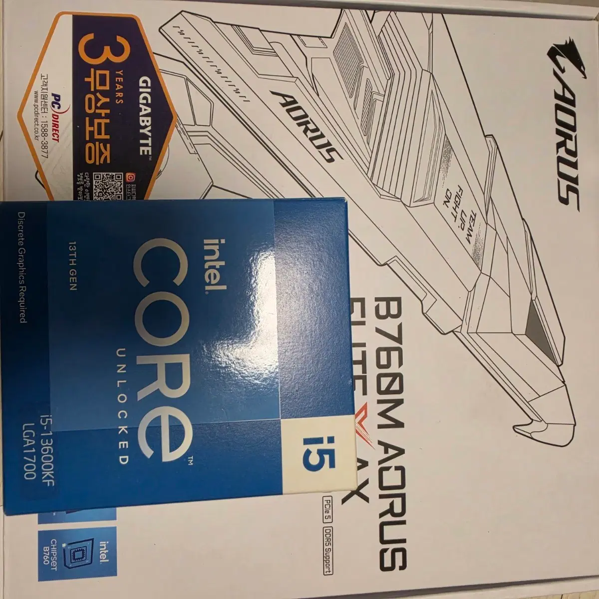 13600KF + 기가바이트 B760M AORUS ELITE AX WiFi