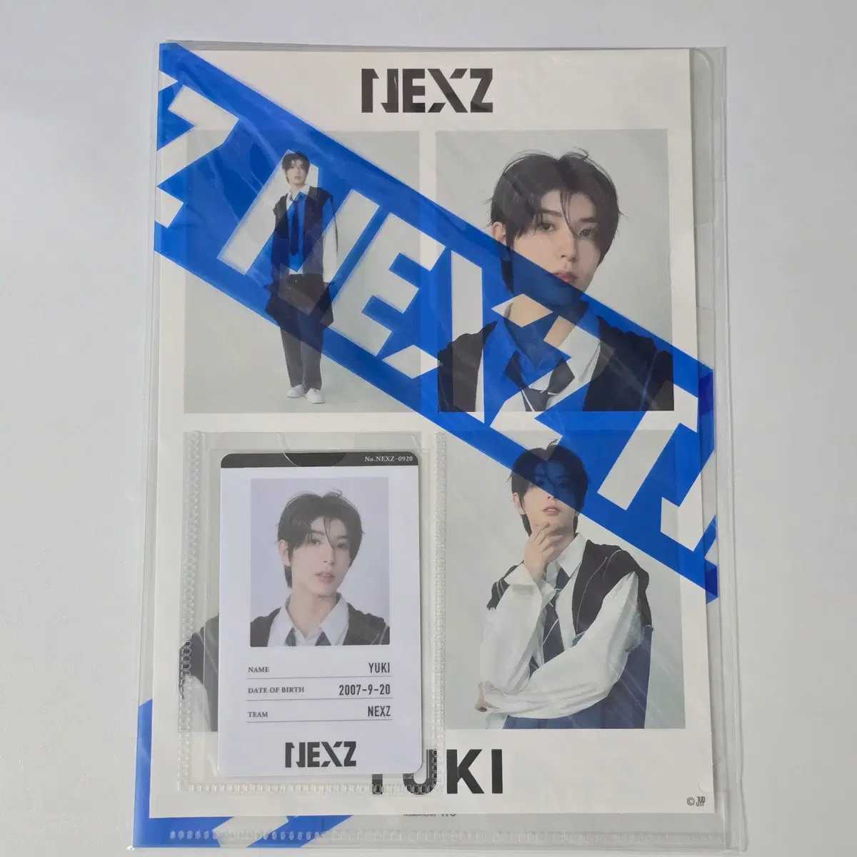 넥스지 nexz 유키 yuki 굿즈 md - 프로필 세트