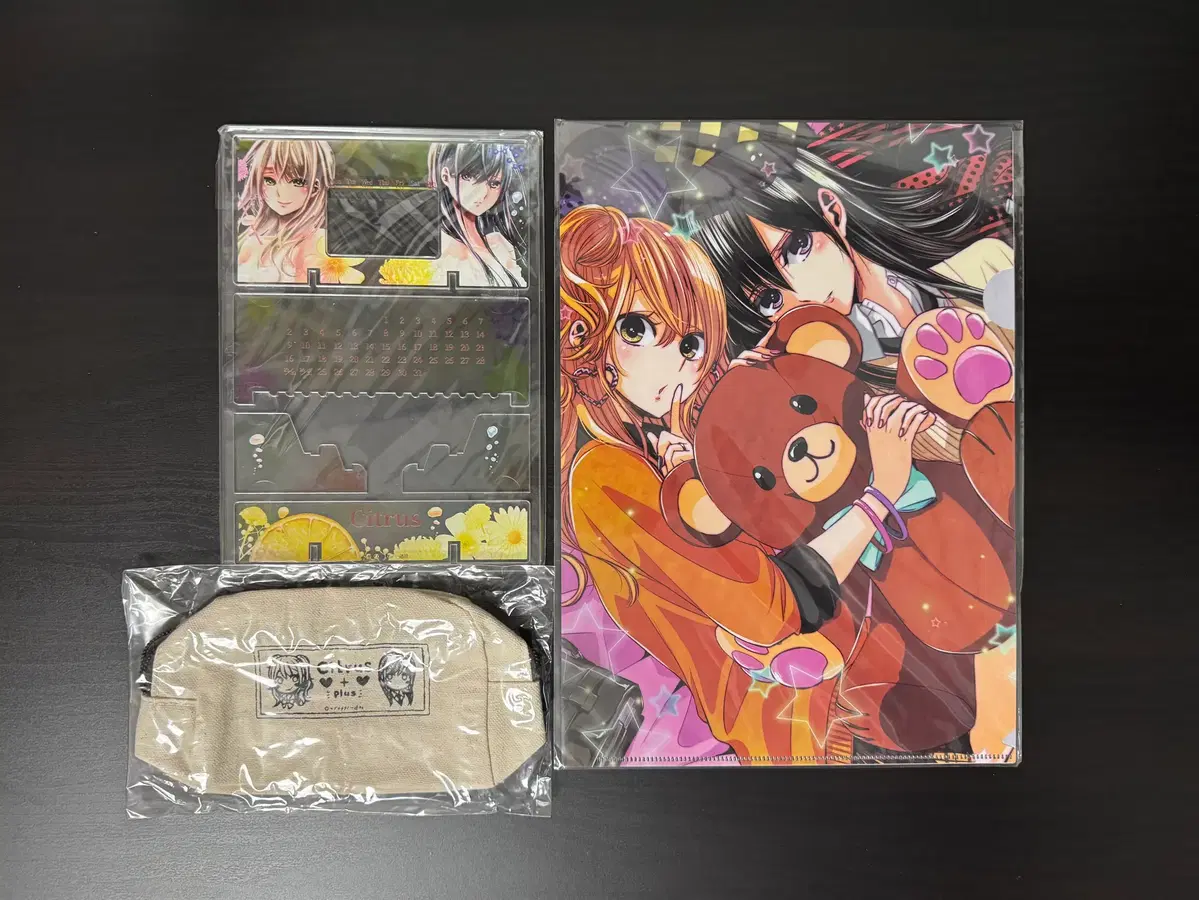 백합전 2020 시트러스 citrus+ 아크릴 만년 달력, 파우치, 클리어파일