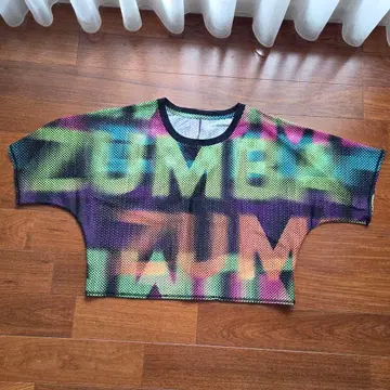 ZUMBA 정품 상의 M 메쉬