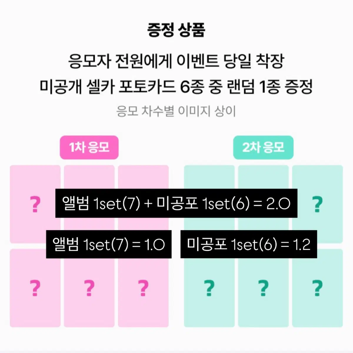 엔시티 위시 I SPY 1차 쇼케 응모 앨범 미공포 베리즈 양도