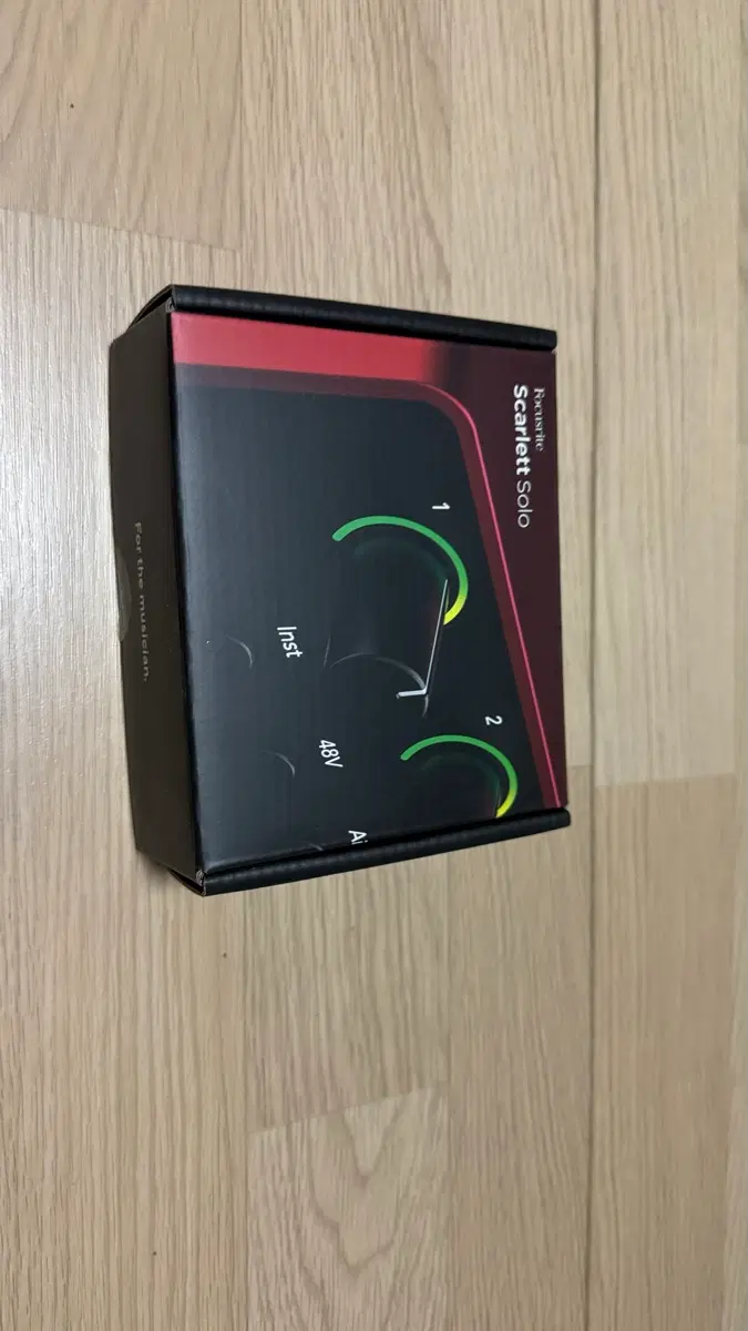 스칼렛 솔로 Focusrite Scarlett Solo 오디오 인터페이스