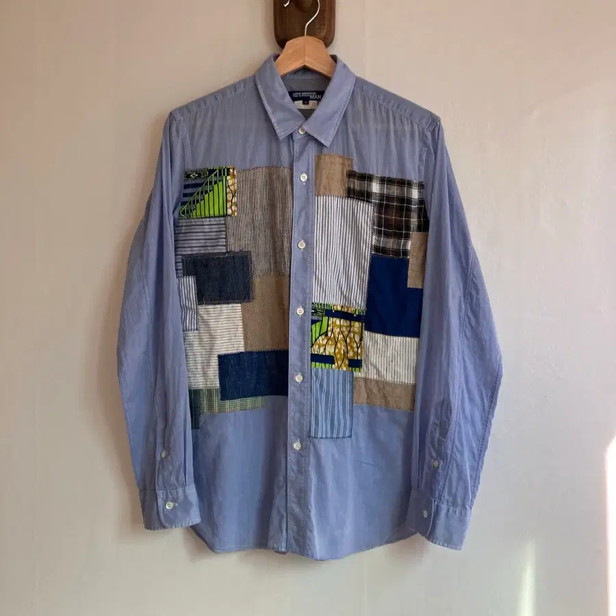 Junya Watanabe patchwork shirt