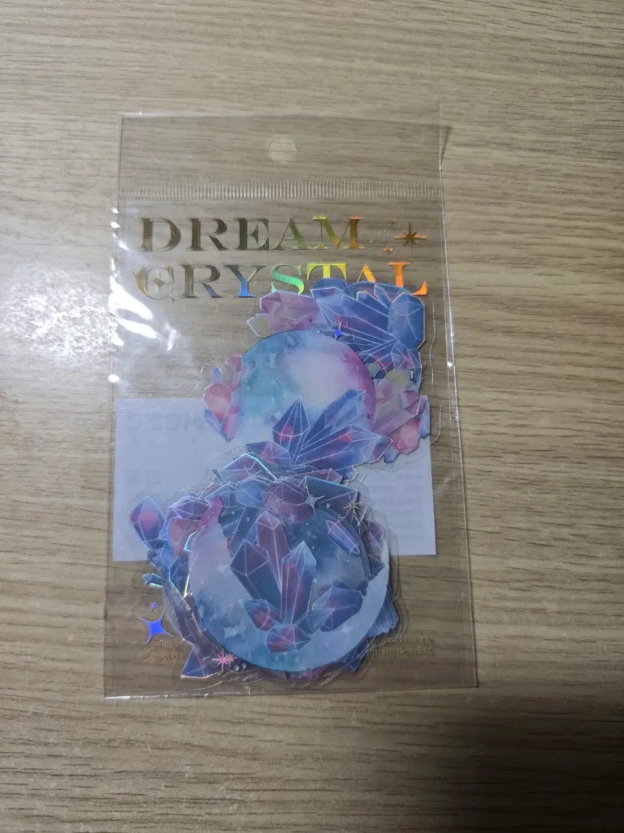 미개봉 새상품 드림 크리스탈 스티커 팩 다꾸 다이어리 꾸미기 몽환 우주 감성