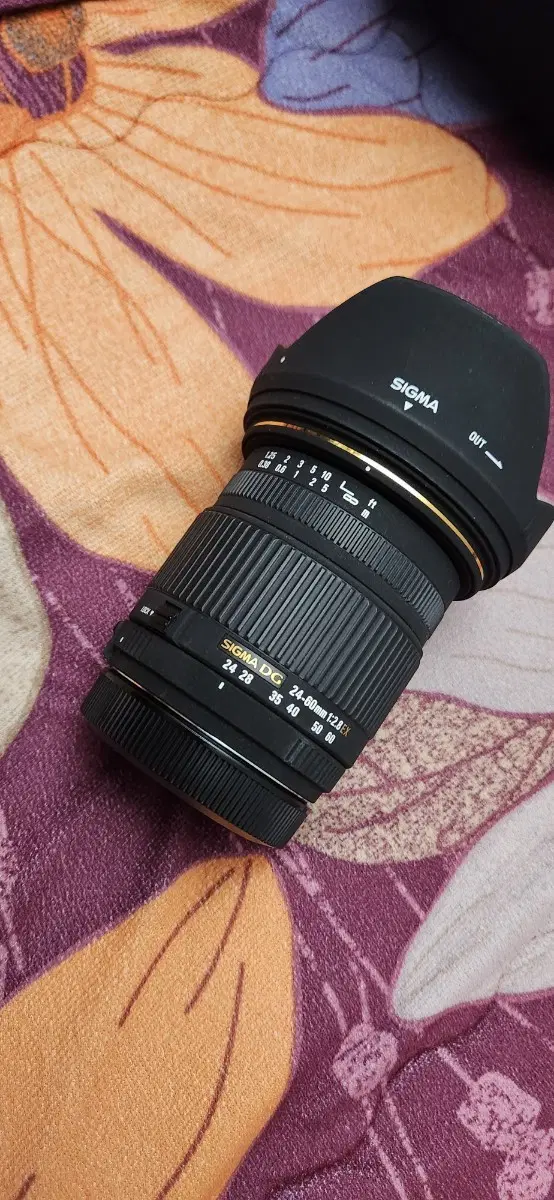 시그마 24-60mm 1:2.8 EX DG 렌즈 팝니다