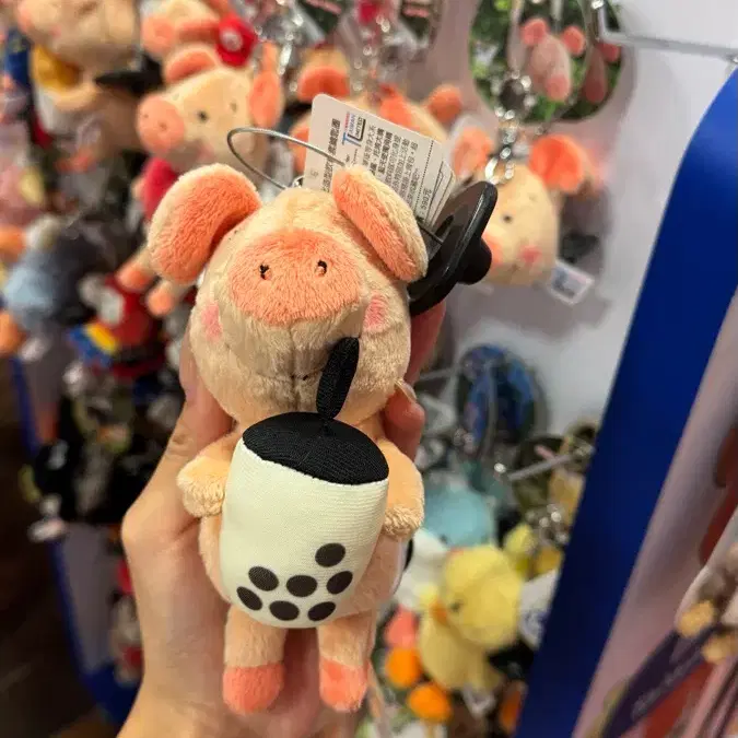 Nici 대만 밀크티 니키 돼지 키링