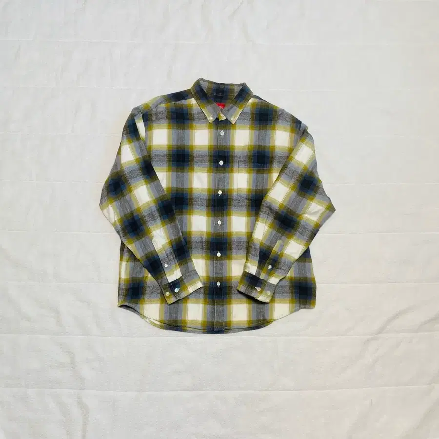 (M)슈프림 22SS Brushed Plaid Flannel Shirt
