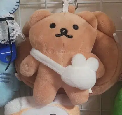 귤제리에요오 베어뀨 곰 인형 10cm자석키링 인형