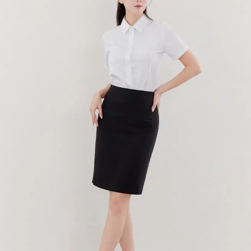 더웨이나인 정장치마 면접룩 면접치마 h라인스커트