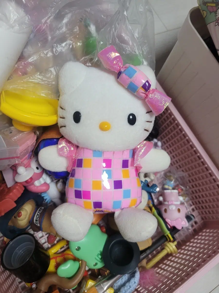 키티 인형 핑크 캔디 고전