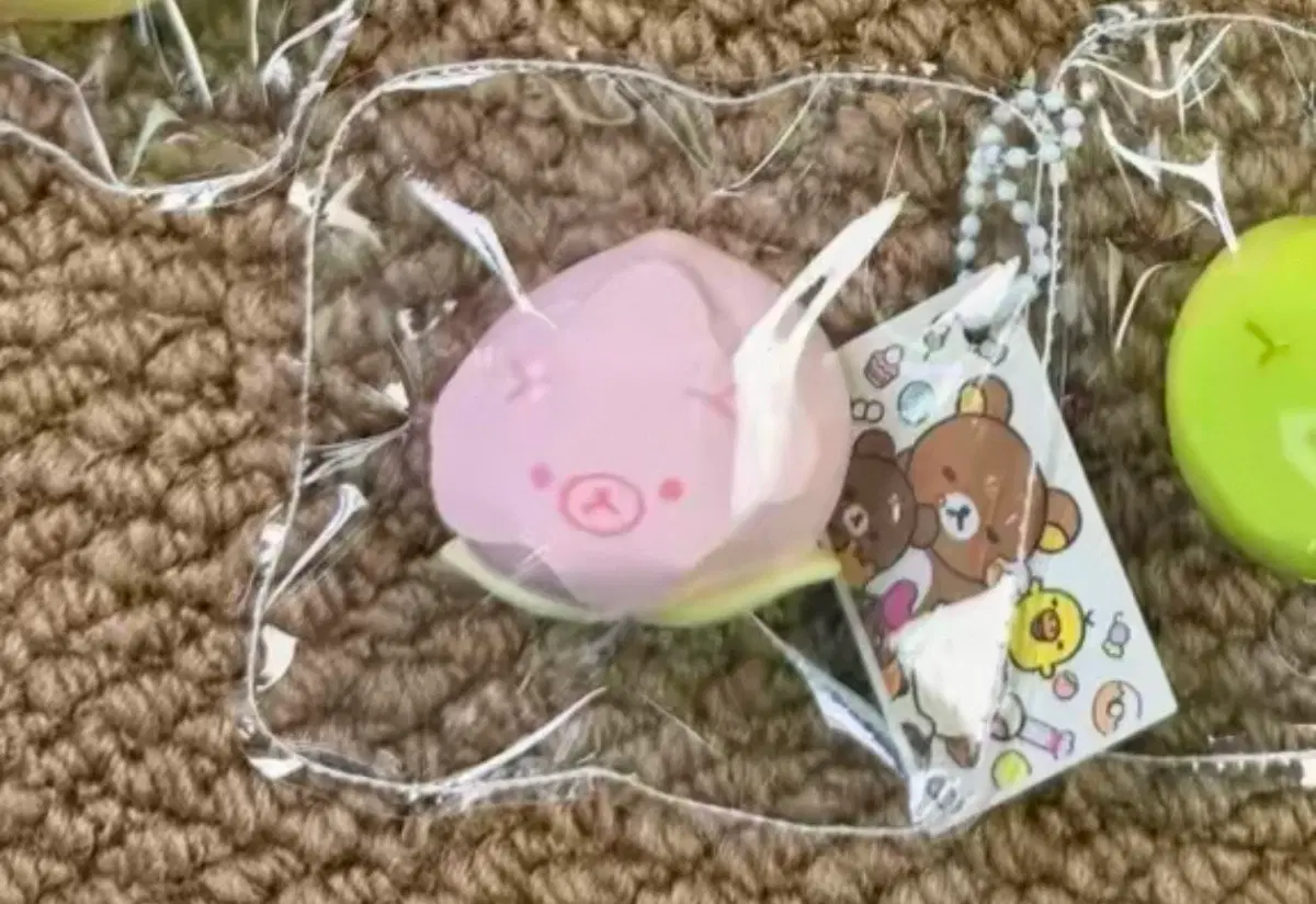 미니 복숭아쿠마 수제말랑이 새상품