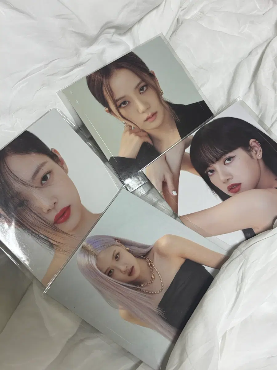 블랙핑크 포토사진 카드 4개일괄