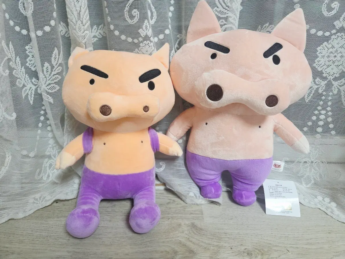 (세트)부리부리 짱구 중형인형, 가방