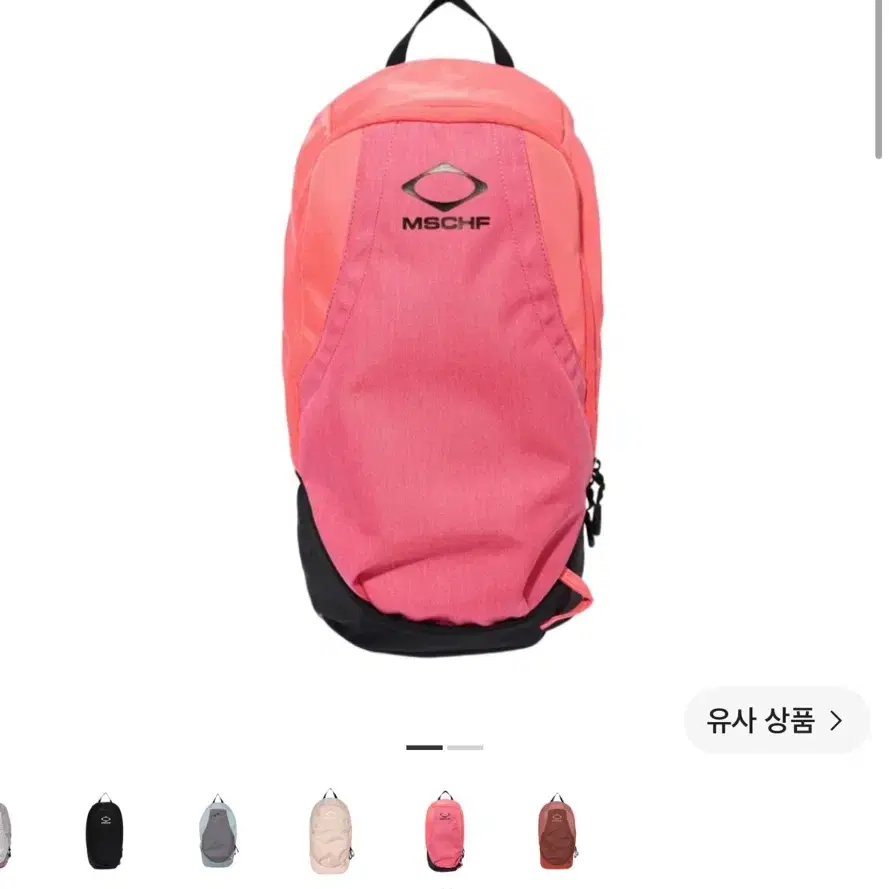 미스치프 롬버스 백팩 핑크