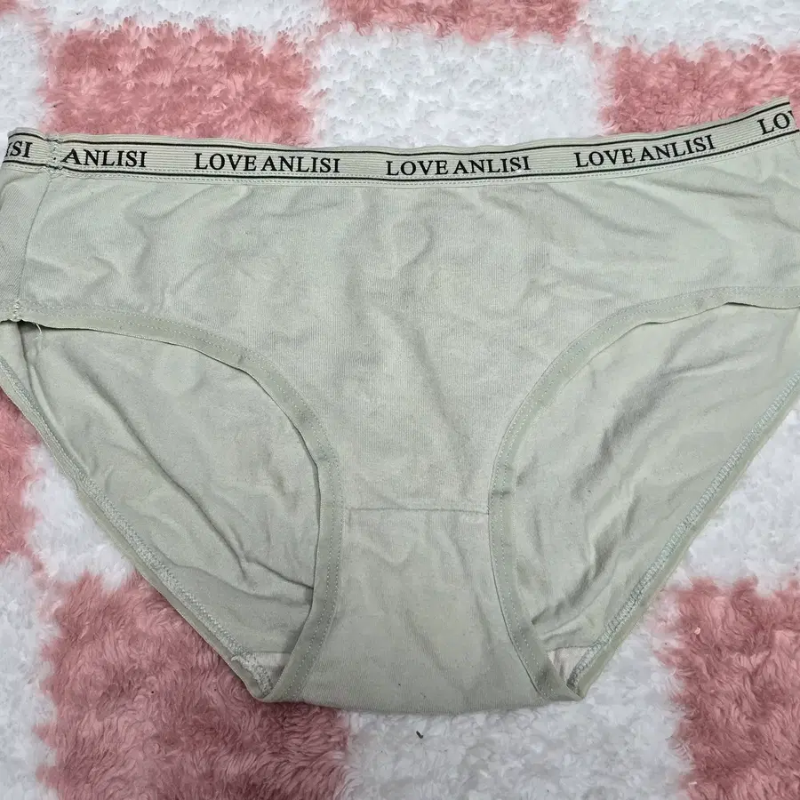 I(중고) 여성 연그린 로고 밴드 팬티 XL