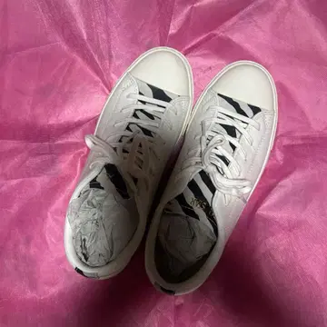 Converse 올스타 스니커즈 화이트 제브라 패턴