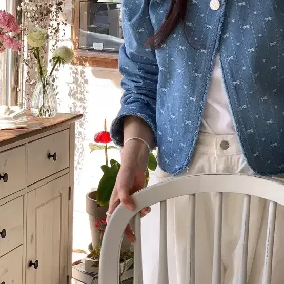 바이씨니 데님뽀자켓