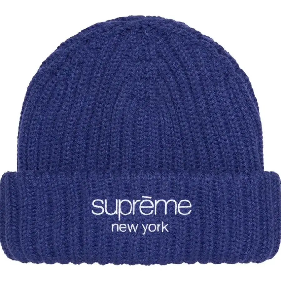 (OS)슈프림 22FW Ribbed Beanie 로얄 블루