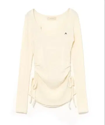 andmary Lala shirring ribbon tops