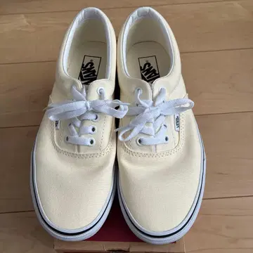 컨디션 최상 반스 에라 26.0cm 화이트 캔버스