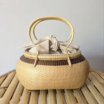 플라니 공방 바스켓백 대나무 죽세공