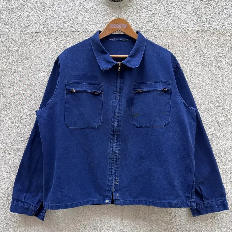 70s FADED NAVY "FRENCH CYCLIST" WORK JACKET 사이클리스트 프렌치워크자켓